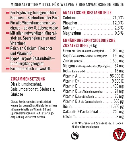 napfcheck Novomineral Junior - für Hunde im Wachstum - hypoallergen - 500 g