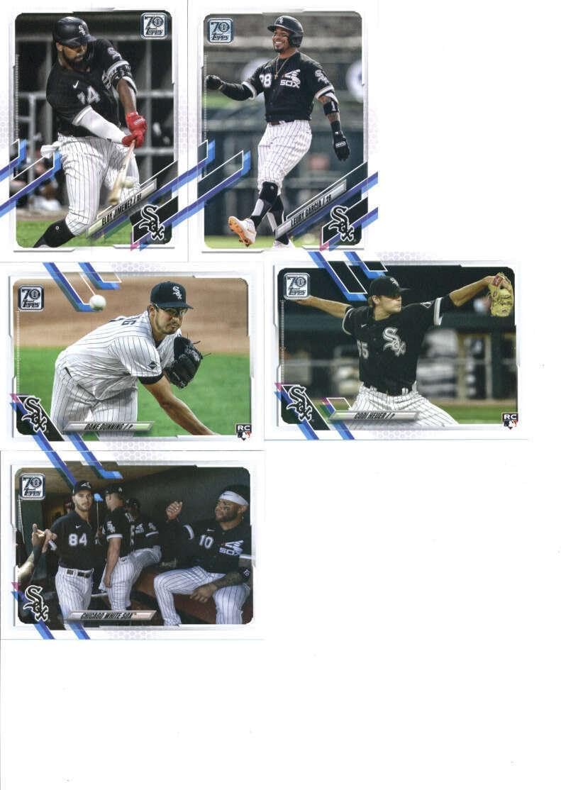 2021 Topps Master (Series 1, 2, Update) Chicago Sox Team Set of 43 Cards - Baseball Cards