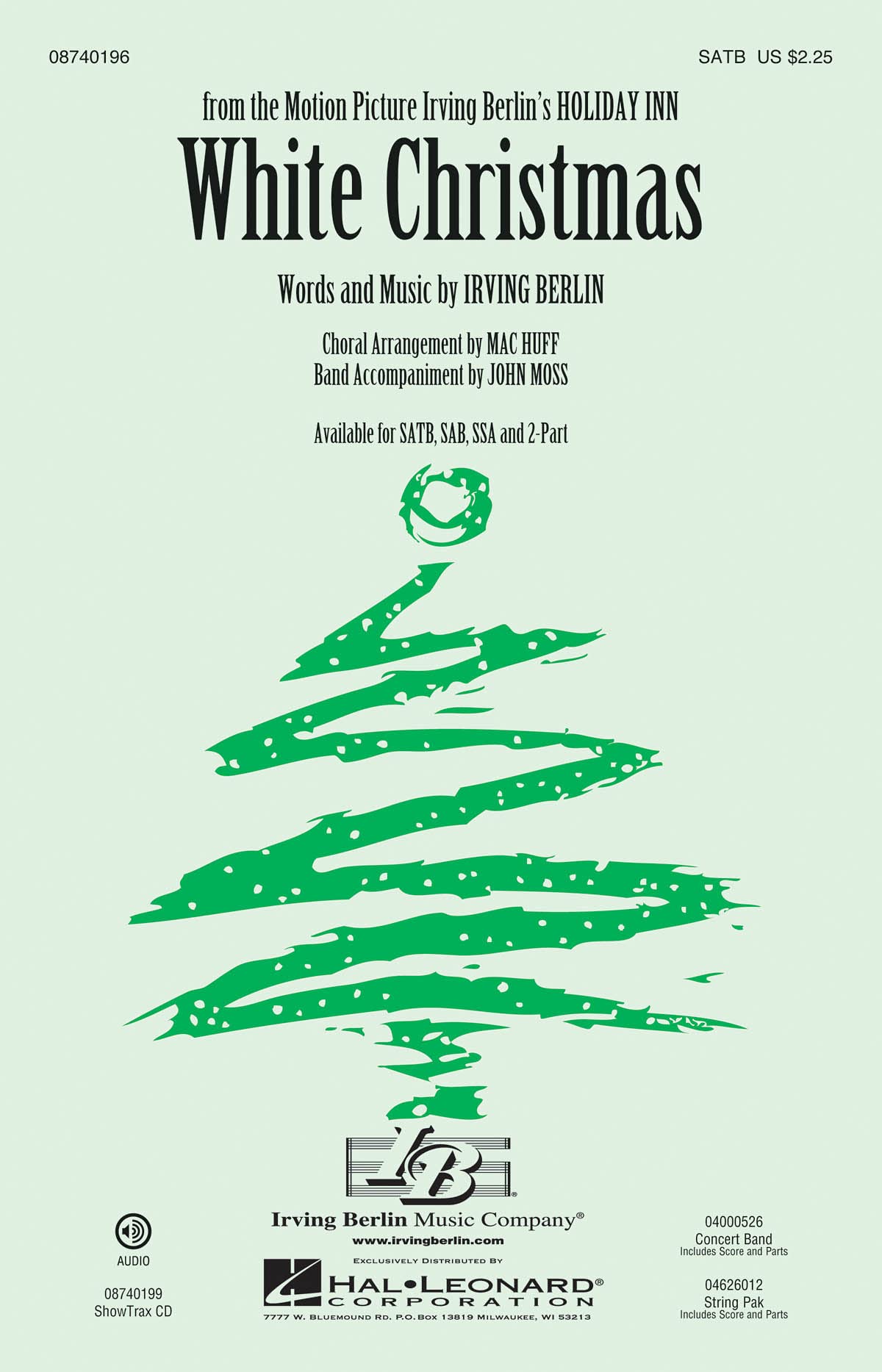 Irving Berlin: White Christmas: SATB: Vocal Score