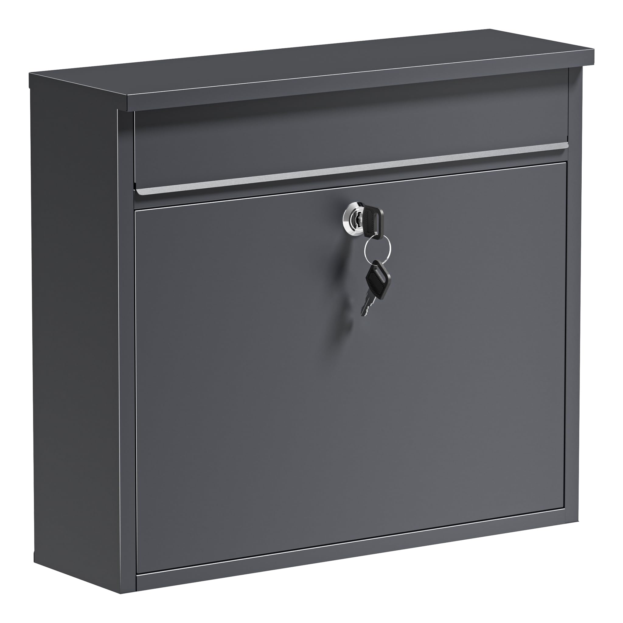 Design Mailbox V13 anthracite Letterbox Postbox Pillar Letter Mail Box