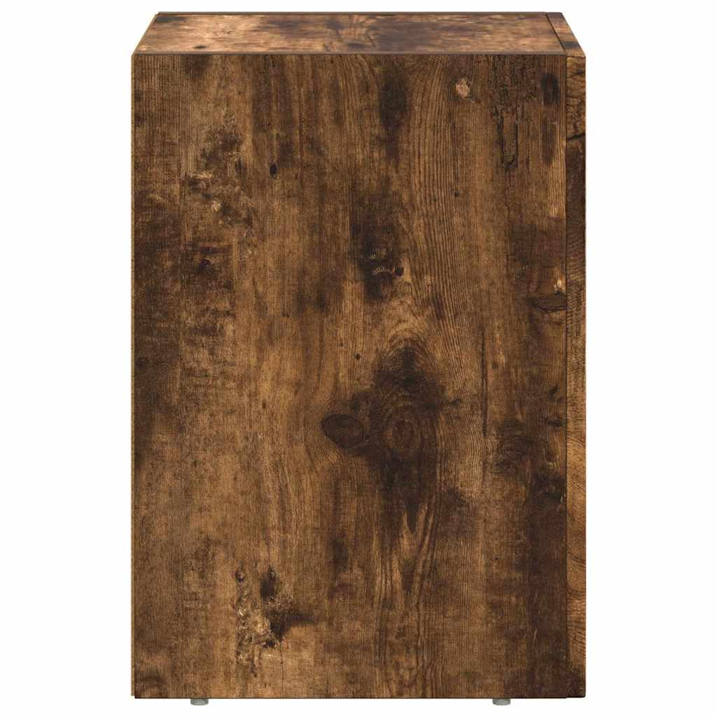 Mesita de noche moderna de madera de 29,5 x 35 x 50 cm con estantes para almacenamiento, diseño neutro para dormitorio, fácil limpieza y montaje