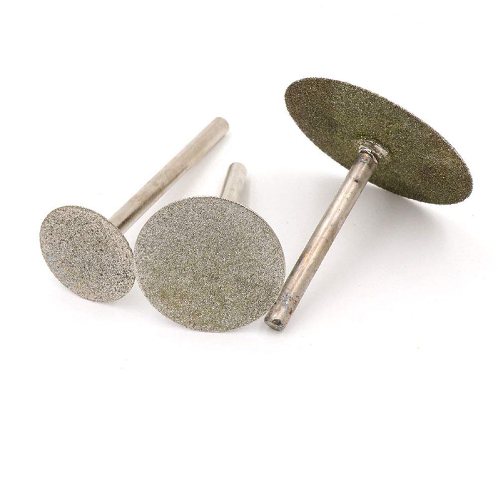 1pcs 6mm Shank Electroplated Thin Slice Diamond Grinding Head Burrs Drill Bit For Jade Rotary Accessory Cutting Tool,8 mm