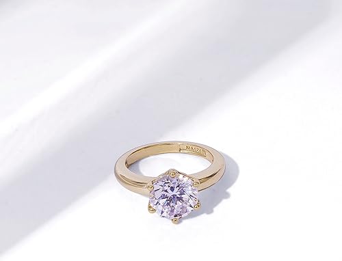 Miniatura 4 de Sterling Silver Solitaire Ring set with Round Infinite Elements Cubic Zirconia