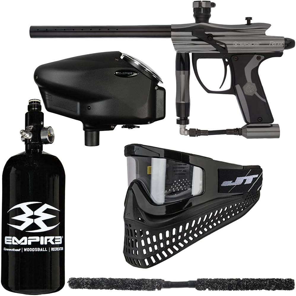 Action Village Kingman Spyder Fenix Super Paintball Gun Package Kit