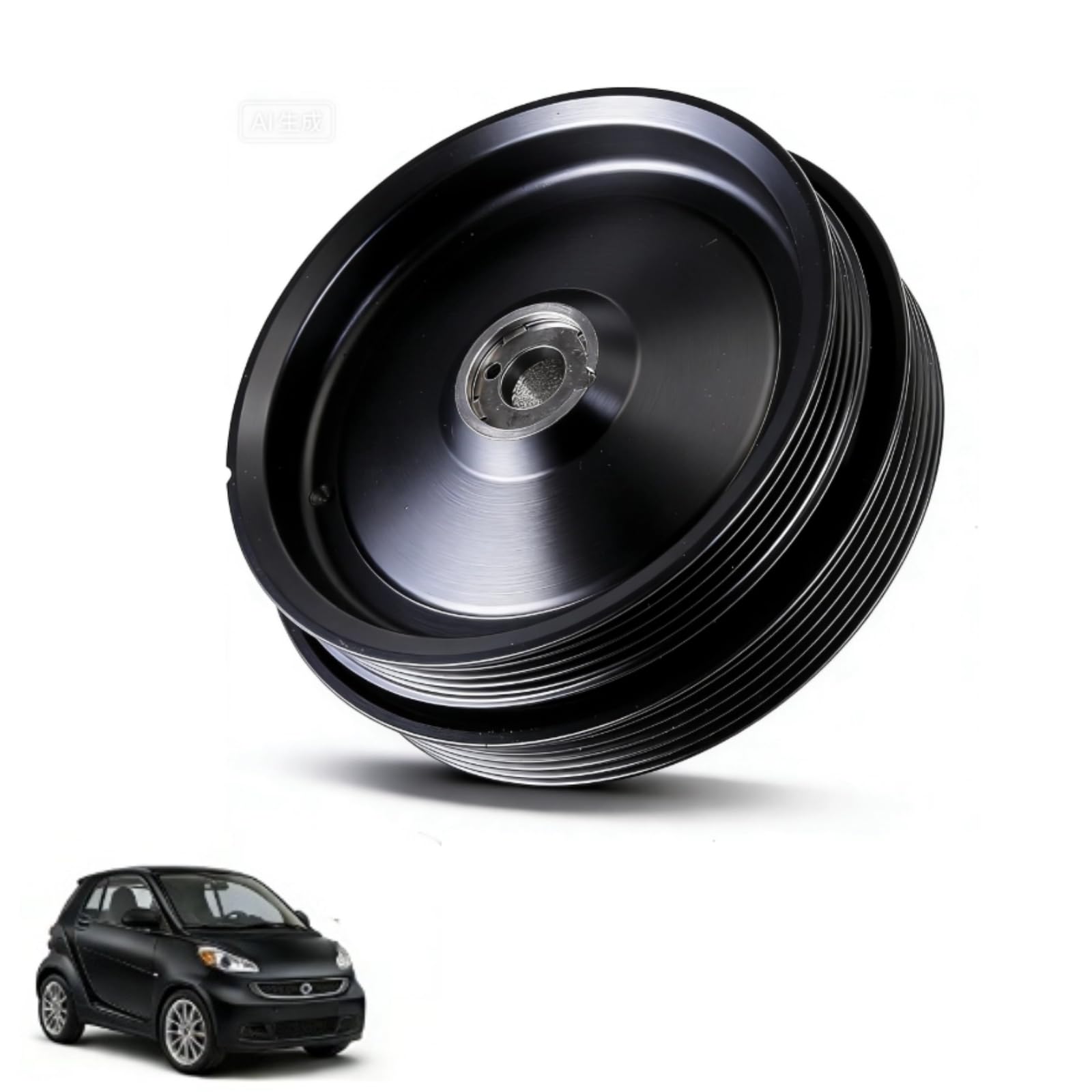 Puleggia Ammortizzatore di Vibrazione Compatibile per Mercedes-Benz Smart 451 MHD A1320300568 puleggia Ammortizzatore di Vibrazioni