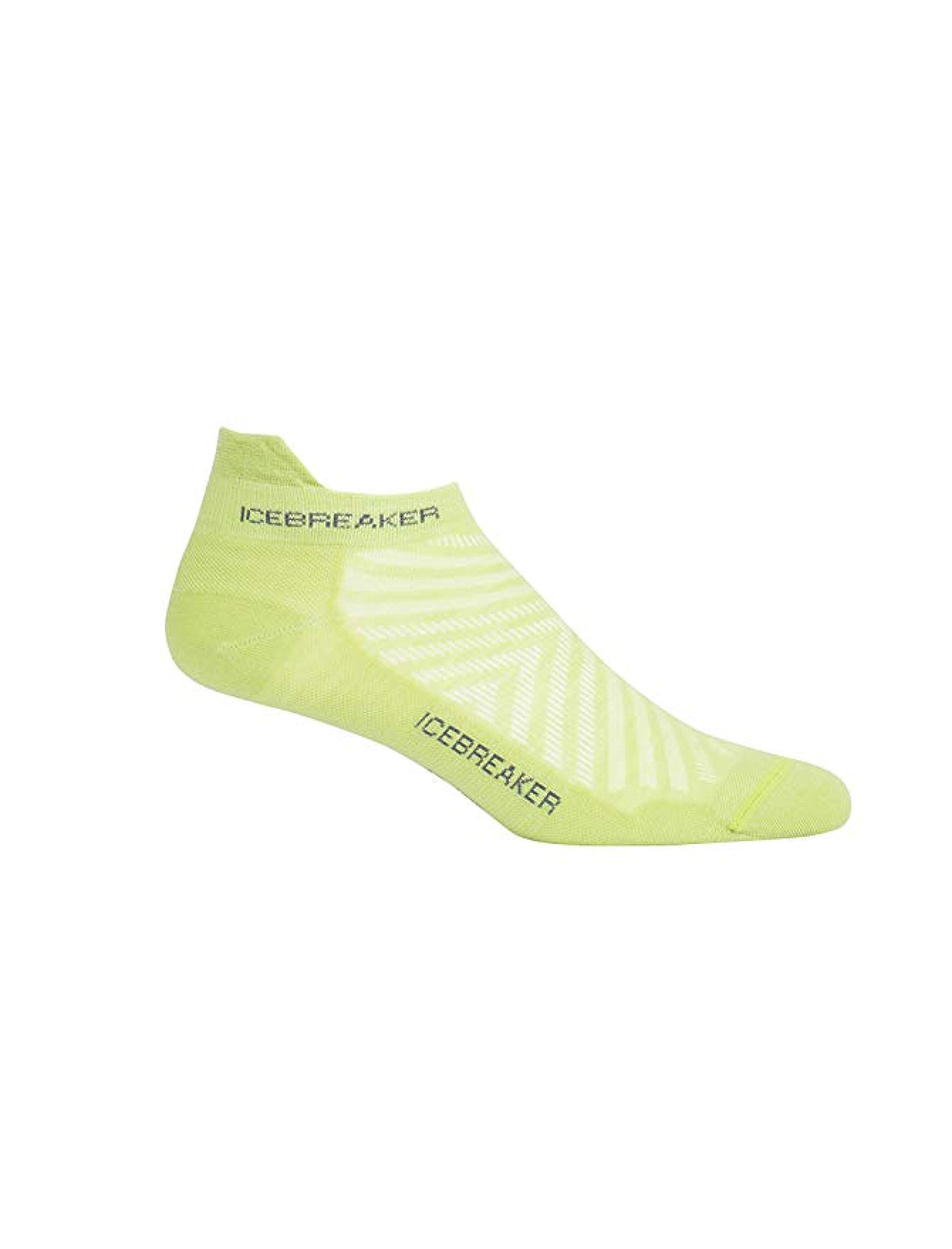 HelicaseMens Run+ Ultra Light Micro with a Sock Ring; Size: Small - Citron