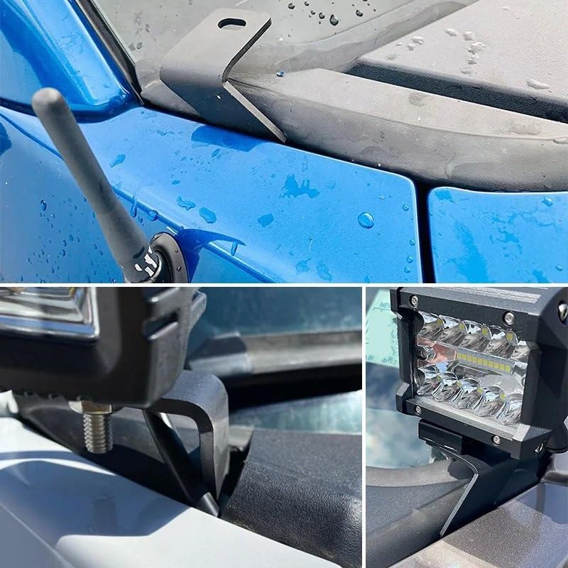 Kit luces LED coche y soporte de montaje para luz LED de trabajo Ford F150 2015-2023 6