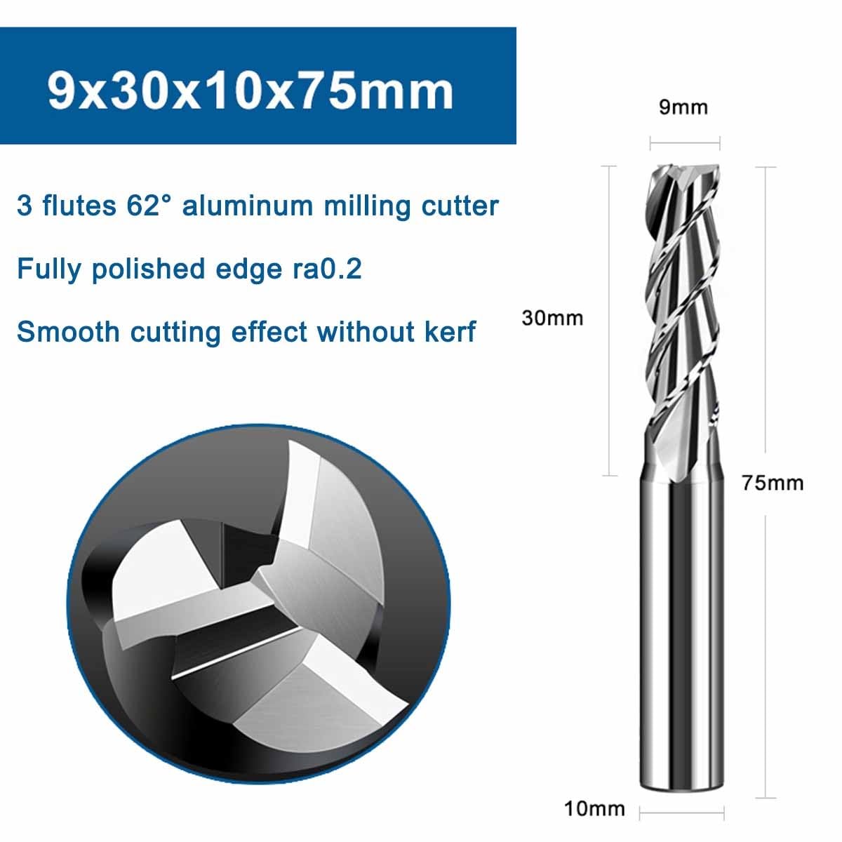 4mm Schaft Kompression CNC Fräser Schaftfräser 2 Stücke, 2-Flöte