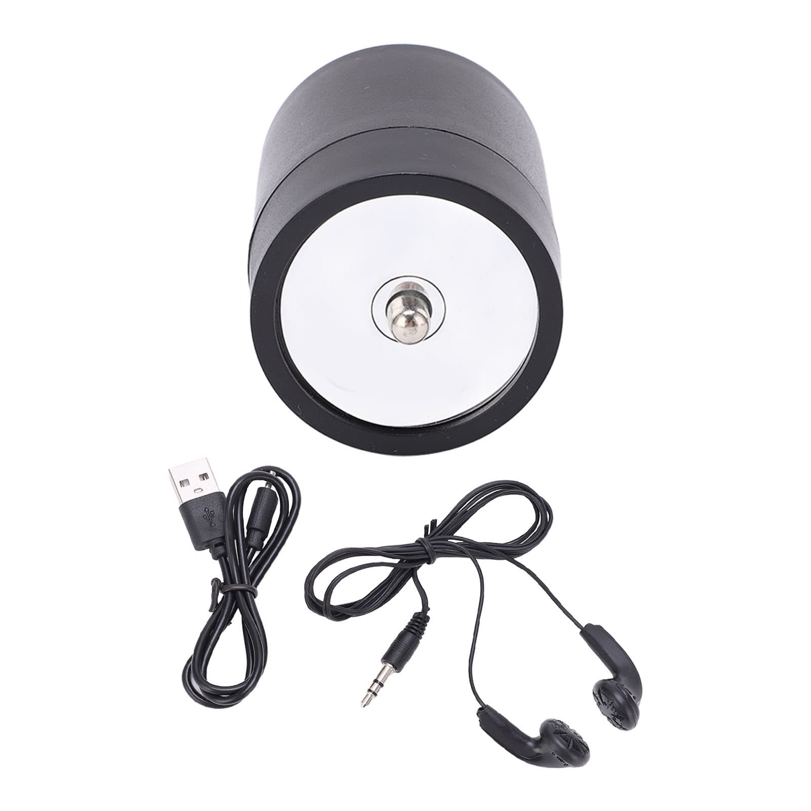 AYNEFY Amplificateur De Son, Appareil D'écoute Mural, Appareil D'écoute Audio Haute Précision Avec Écouteur Pour Test De Fuite De Gaz D'eau, Noir