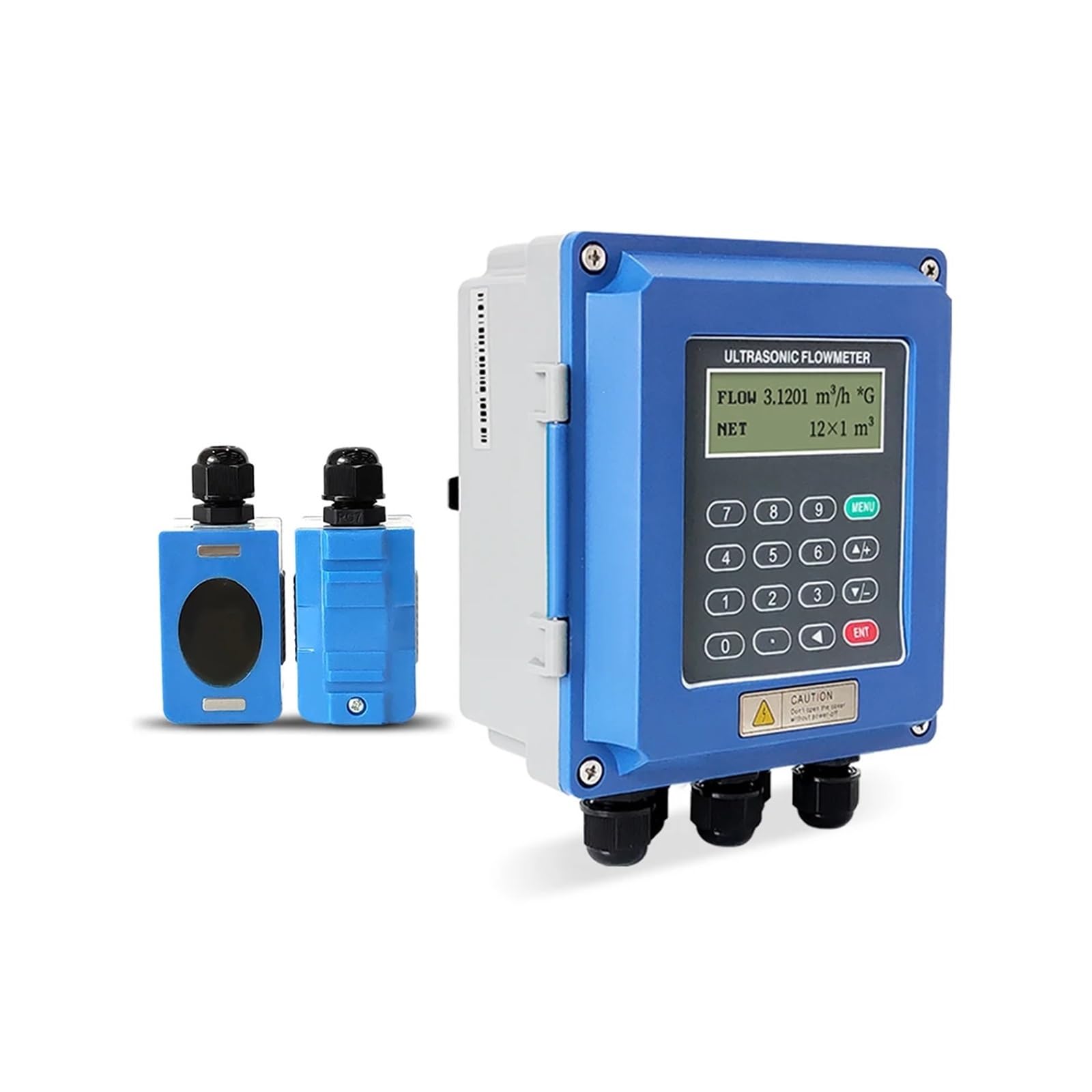 Medidor de caudal de agua portátil medición de líquido 4-20mA RS485