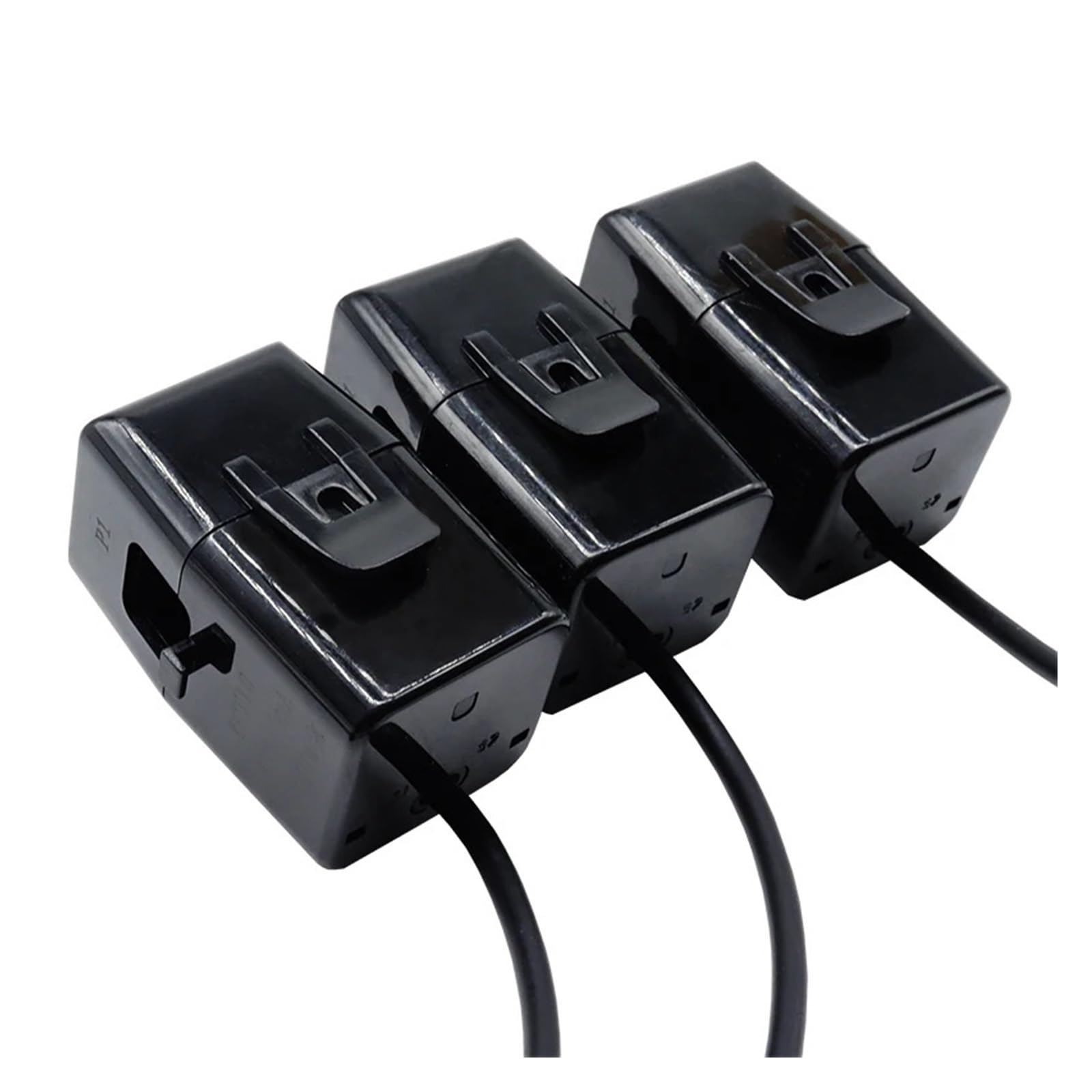 IEUMJNAT 3pcs Micro Split Core Current Transformer Sensor Output Aperture 10mm Accuracy 0.5 5A 10A 20A 30A 40A 50A(3PCS 75A 75mA)