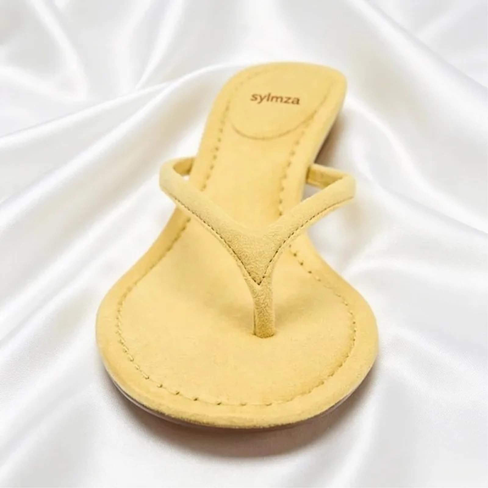 Pantofole Donna Gattino Tacco Flip Flops Tondo Piede Moda Tanga Sandali Anti-Scivolo Imbottiti per L'indossamento Casual Giornaliero-pink-38