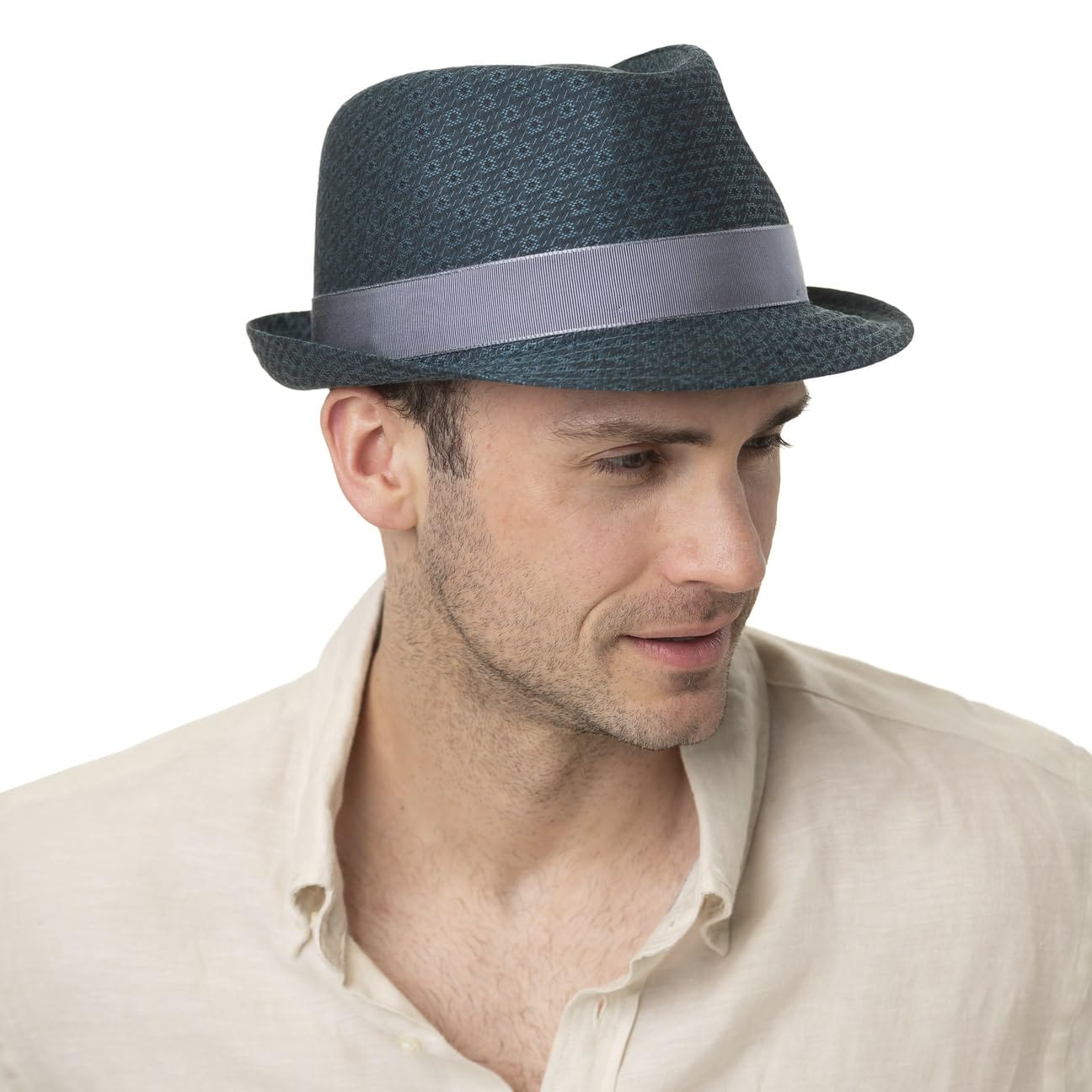 Salvio Trilby Stoffhut Stofftrilby Sommerhut Baumwollhut Damen/Herren - Made in Italy mit Futter, Futter Sommer Frühling-Sommer