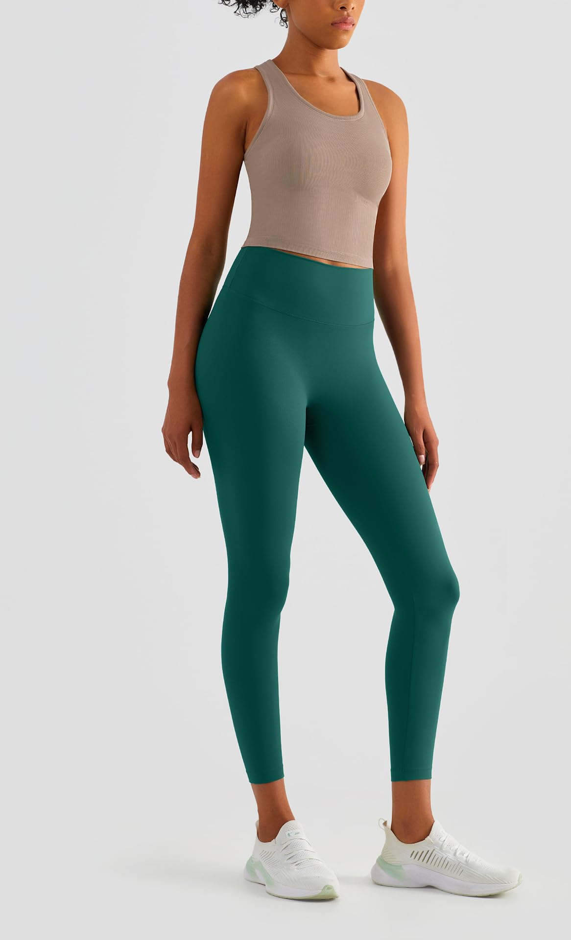 Legginsy damskie proste rozciągliwe spodnie do jogi, klasyczne sportowe legginsy do joggingu, legginsy treningowe na siłownię