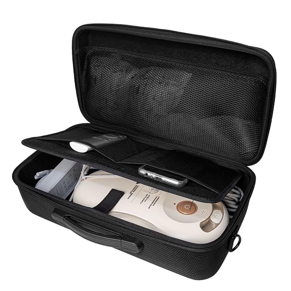 Saituo - Bolsa de almacenamiento rígida para limpieza de ventanas, funda protectora de EVA con mango superior limpiador y herramientas
