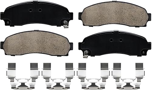 Miniatura 9 de Detroit Axle - Kit de freno delantero para 4WD Ford Ranger B4000 Explorer Sport Trac rotores de freno de disco perforados y ranurados de repuesto