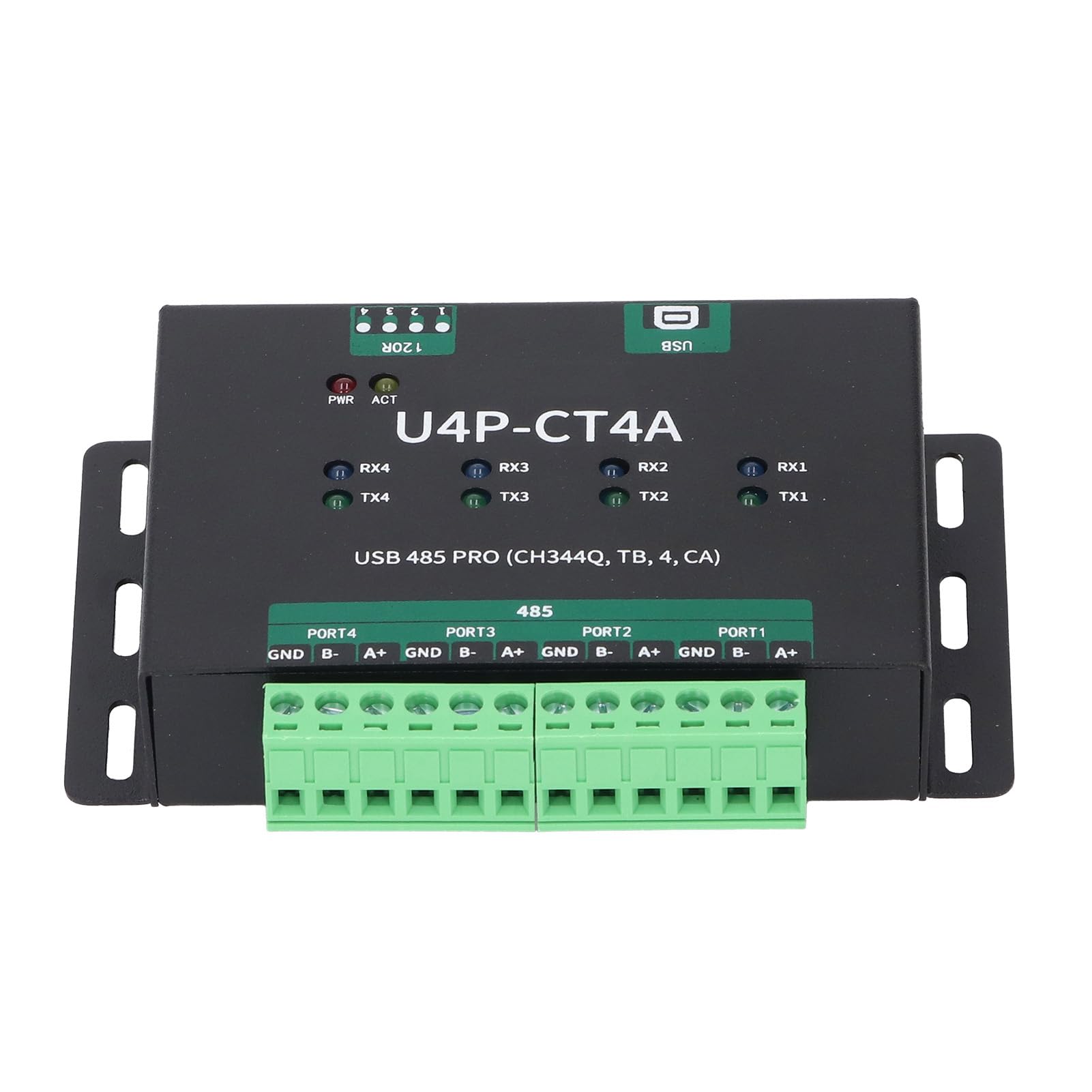 Bewinner USB a 4 Vie Convertitore Industriale Modulo Seriale