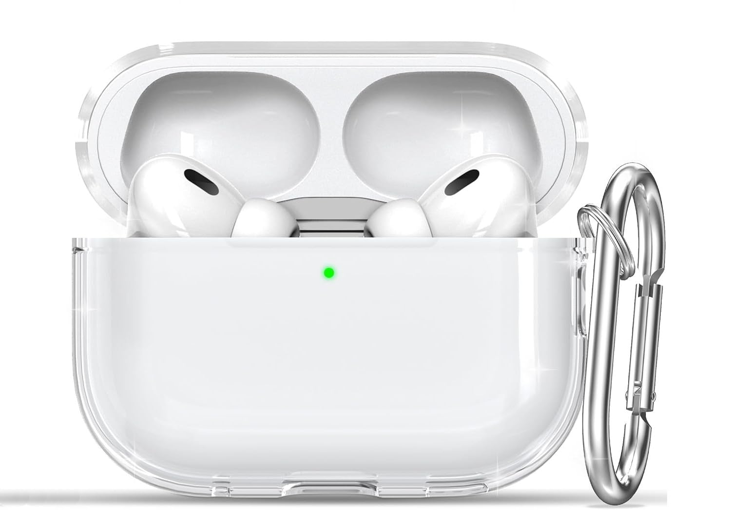 New Soft Silicone Case Compatible with Apple AirPods Pro 3 Generation (2025) Protective Silicone 360° Full Protection Dust-Proof Shockproof Case Cover with Hook (Cover Only) (Black) — Amazon image 20