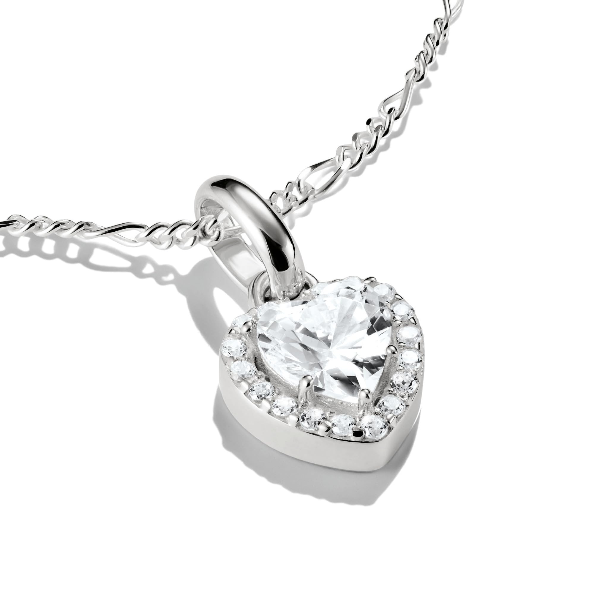 Thomas Sabo Charm-Anhänger Herz mit Steinen Connect Silber Recyceltes 925 Silber – Bild 2