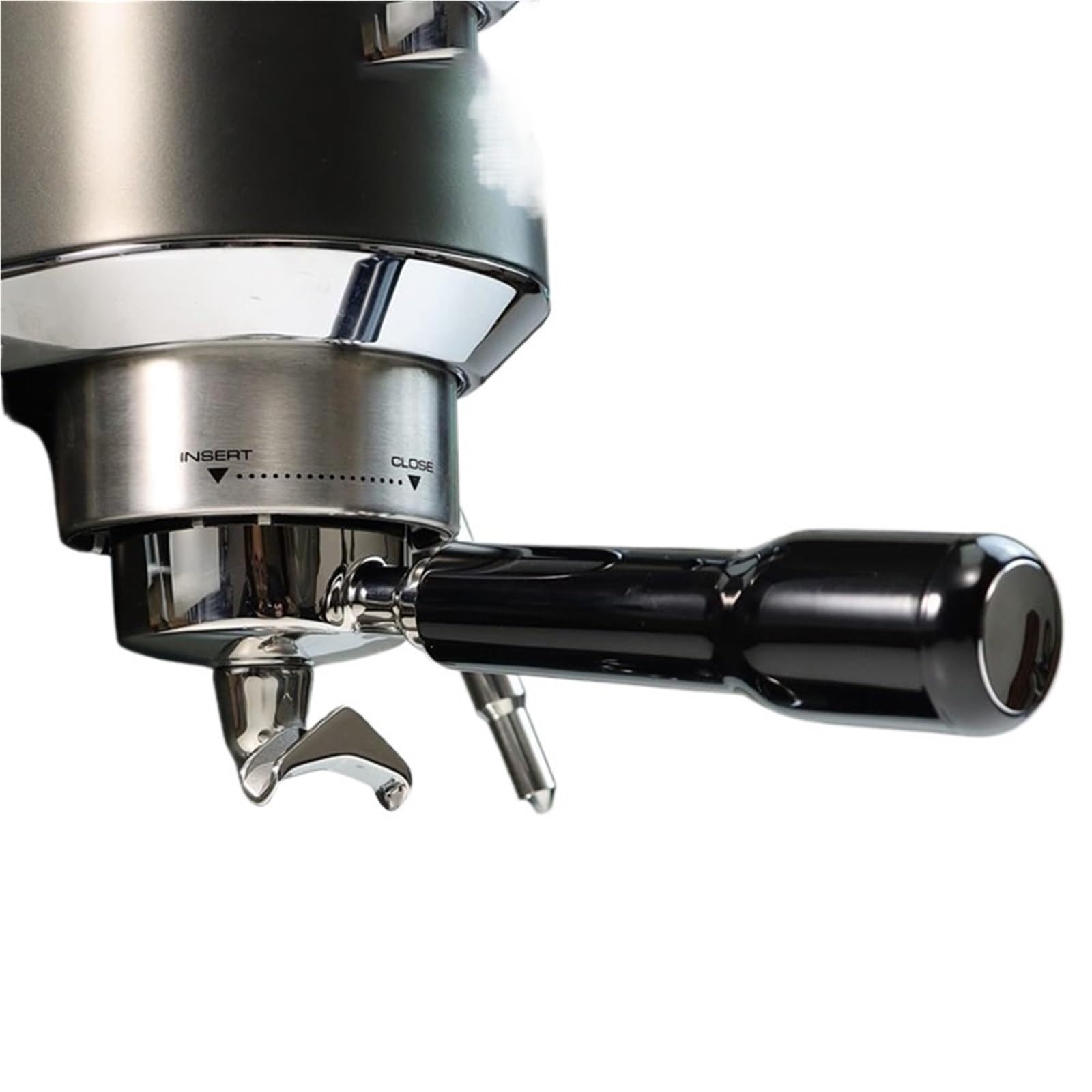 Portafiltro De Café De 51Mm Con 3 Orejas Y Doble Boquilla, Compatible Con Mango DeLonghi, Dedica EC680/EC685/EC785/EC820/EC850/EC860
