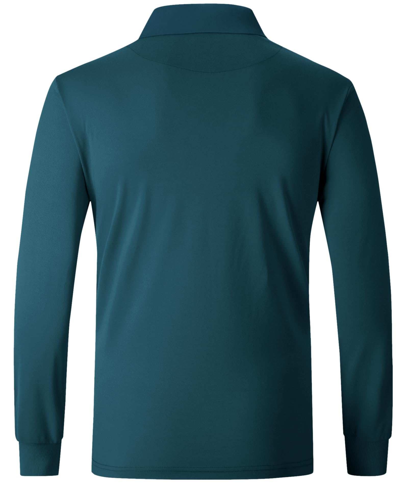 SwissWell Polo a Manica Lunga da Uomo in Tessuto ad Asciugatura Rapida, Magliette Funzionali a Maniche Lunghe Traspiranti per Uomini, Polo da Golf Casual