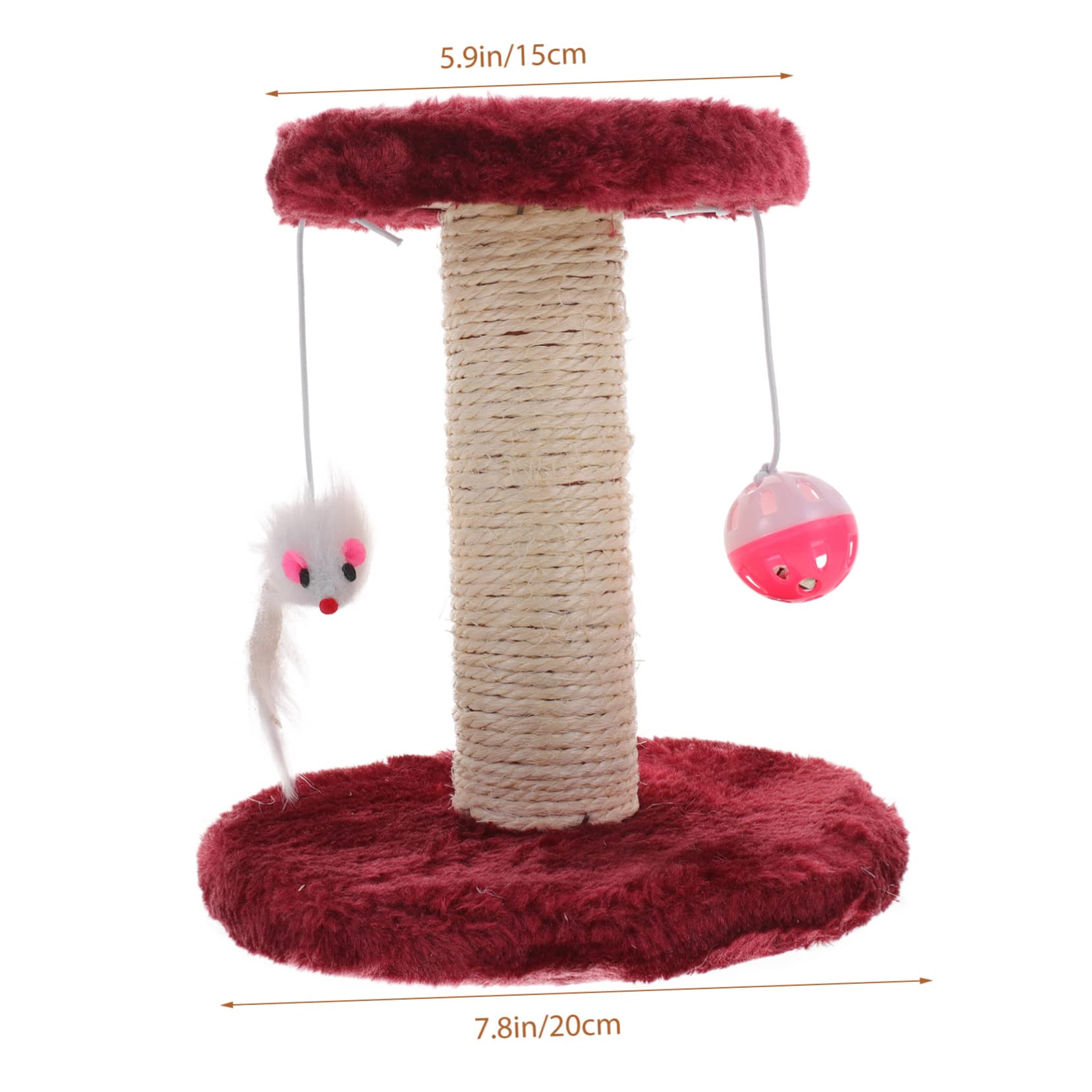 HOUDERCO Cat Scratching Post Wear Resistant Indoor Cat Scratcher with Durable Design for Kittens and Cats Stylish Enhances Playtime and Furniture