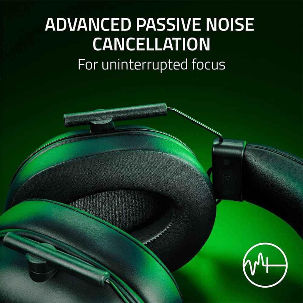Razer BlackShark V2 X Xbox Gaming Headset: 50mm Drivers - Cardioid Mic - Lightweight - Comfortable, Noise Isolating Earcups - for Xbox Series X, Series S, PS5, PC, Switch Via 3.5mm Audio Jack - Black