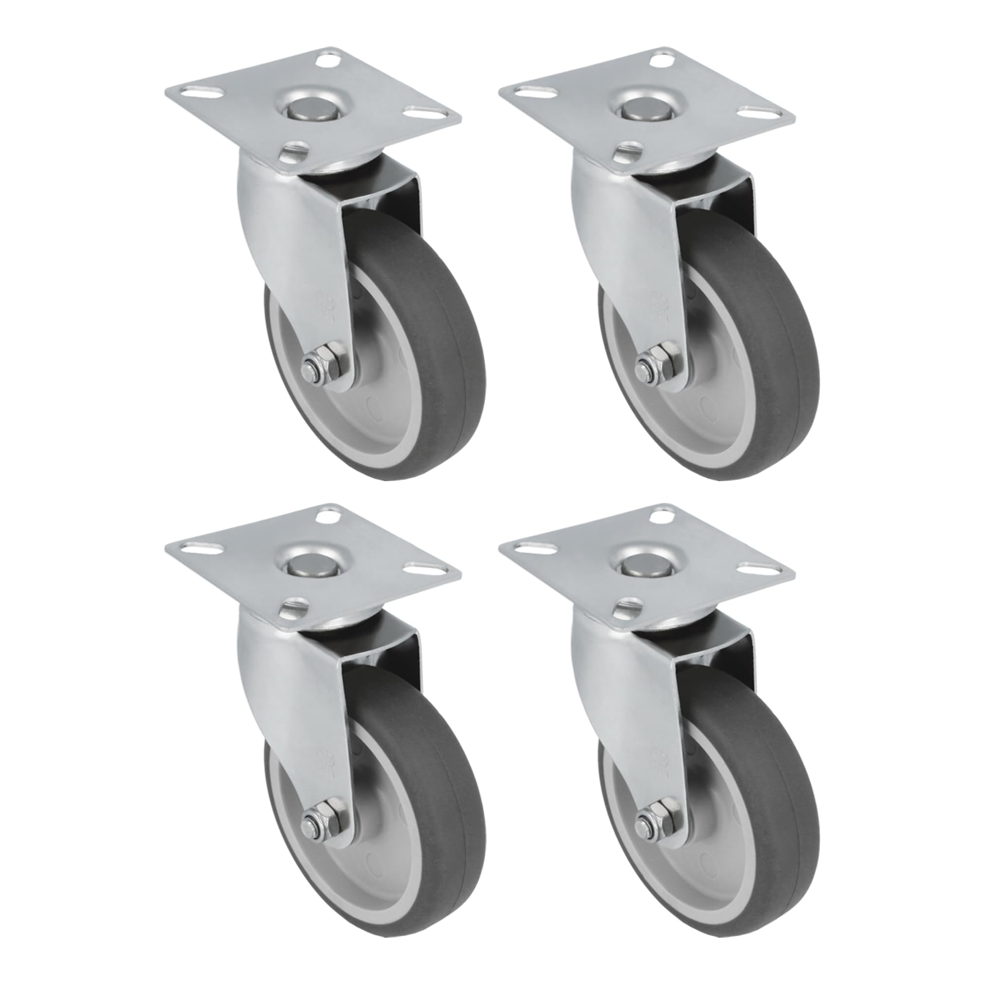 Amig - Set of 4 Wheels with Brake for Furniture
