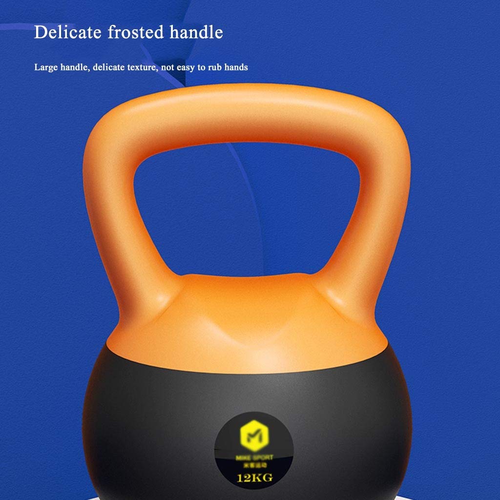Dumbbell fitness Kettlebell 8KG / 12KG / 16KG, Campana per Bollitore Pesante per Allenamento Cardio di Forza, Kettlebell per Allenamento Fitness a Casa E In Palestra per Sollevamento Pesi Bodybuilding