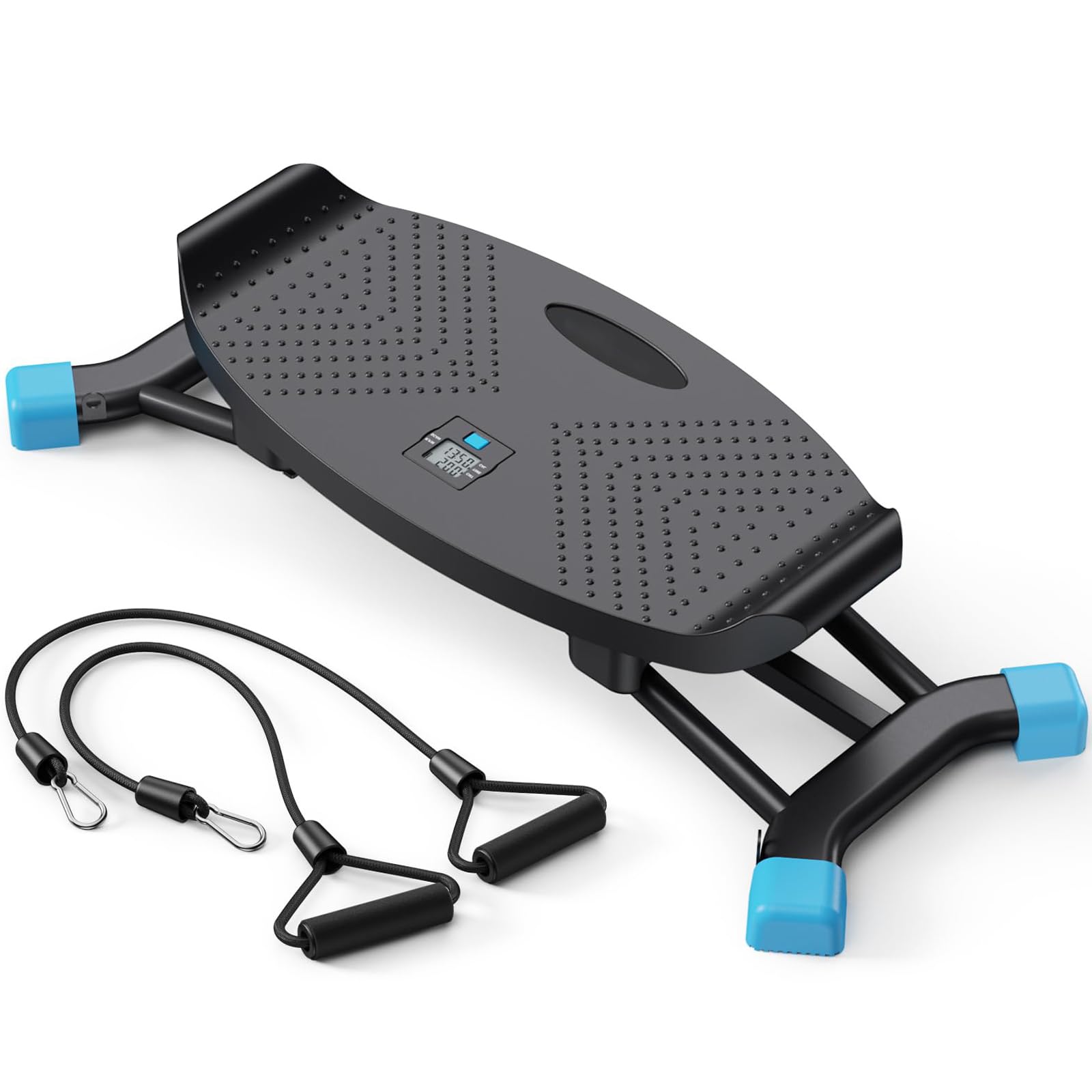 Machine d'entraînement de ski simulée, machine d'exercice pour les jambes, équipement d'exercice pour machine à ski à hauteur réglable, tapis de planche coulissante, équipement d'exercice aérobique