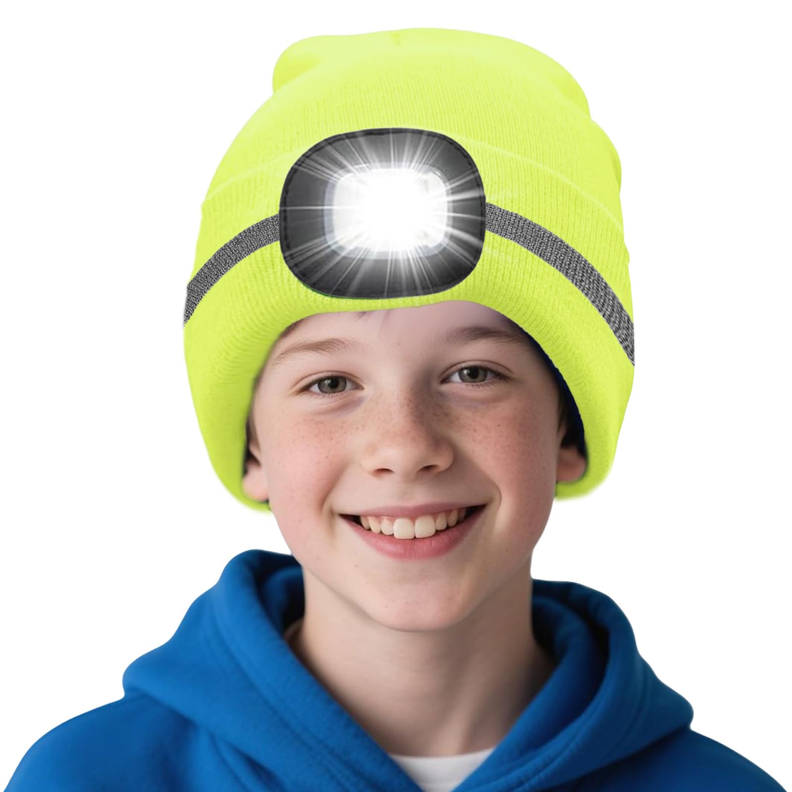 AWSOLAR Winter Mütze Mit Licht für Kinder