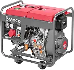 Gerador a Diesel 8000 W Trifásico 380 V Branco