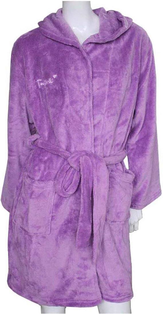 bademantel damen lila