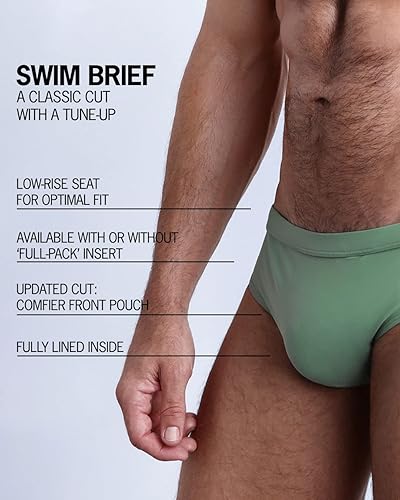 Vista 3 de Bang Men's Swimwear - Swim Brief - Premium Swimsuit wRemovable Pouch