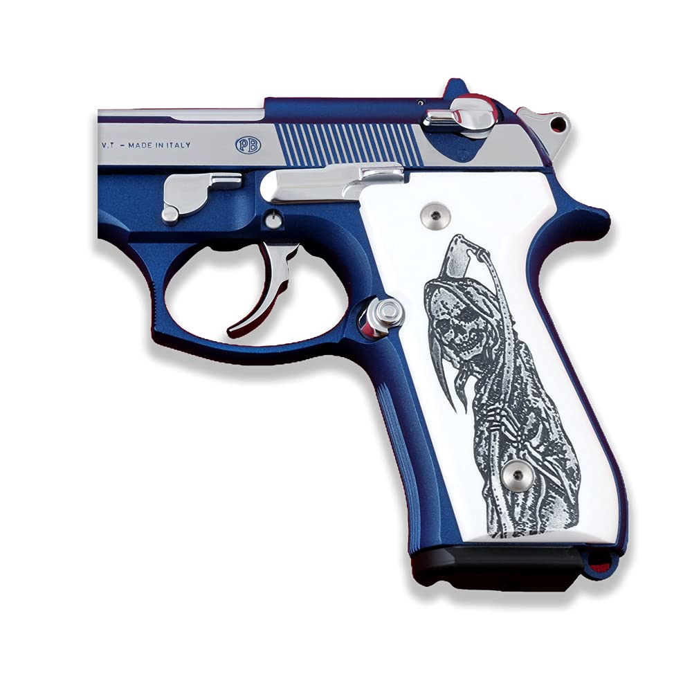 Poignées En Noyer KSD Pour Beretta 92FS, M9, Etc. - Personnalisation Pistolet - Fabriqué En Turquie