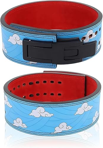 Cinturón de palanca de anime, cinturón de levantamiento de pesas, cinturón de levantamiento de pesas, cinturón de gimnasio para soporte de espalda,