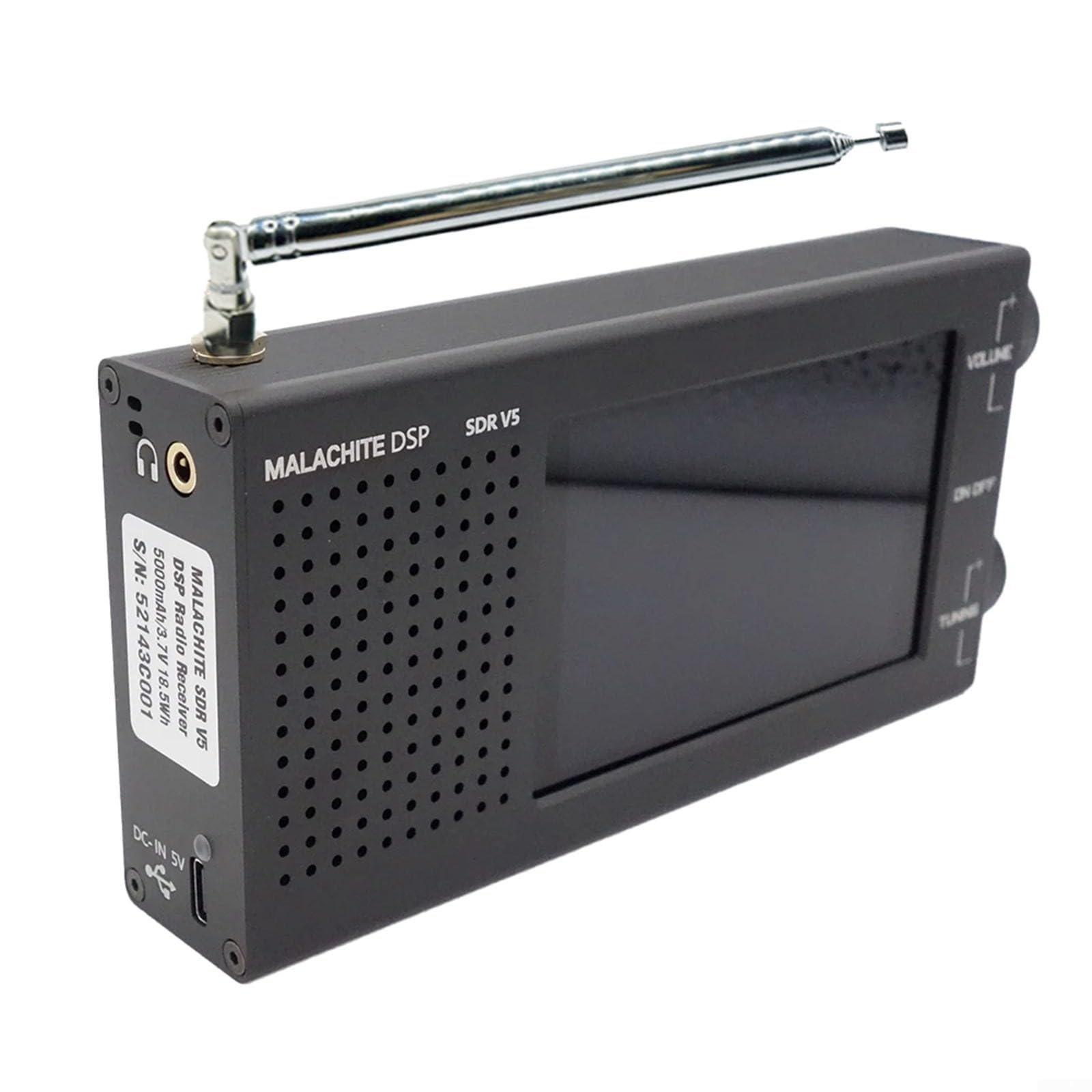 SPORTARC Funkempfänger V5 Malachit für DSP 1.10d mit optionalem Brett AM CW SSB NFM WFM, 1401952443