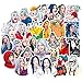 Price comparison product image Ratgoo Graffiti Vinyl Sticker Pack for Billie Eilish,50 Pcs Non-repetitive Anime Appliques,Ideal Waterproof Decals for Laptop Water Bottle Car Bumper Skateboard Luggage iPhone Laptop Bike Guitar.