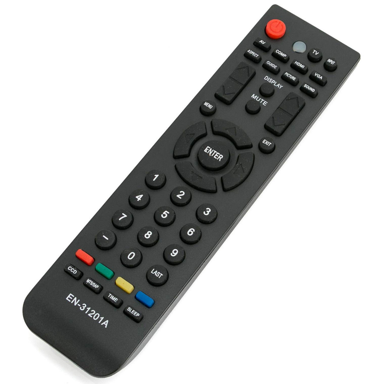 EN-31201A Replacement Remote Control Supports for Hisense TV LEDN32K15US LTDN46V86US LTDN55V89GUS LTDN42K20US LTDN42K26US LTDN42V68US LTDN46K20US LTDN42V77US LTD24V86US LTDN23K15US LHD32K20AUS