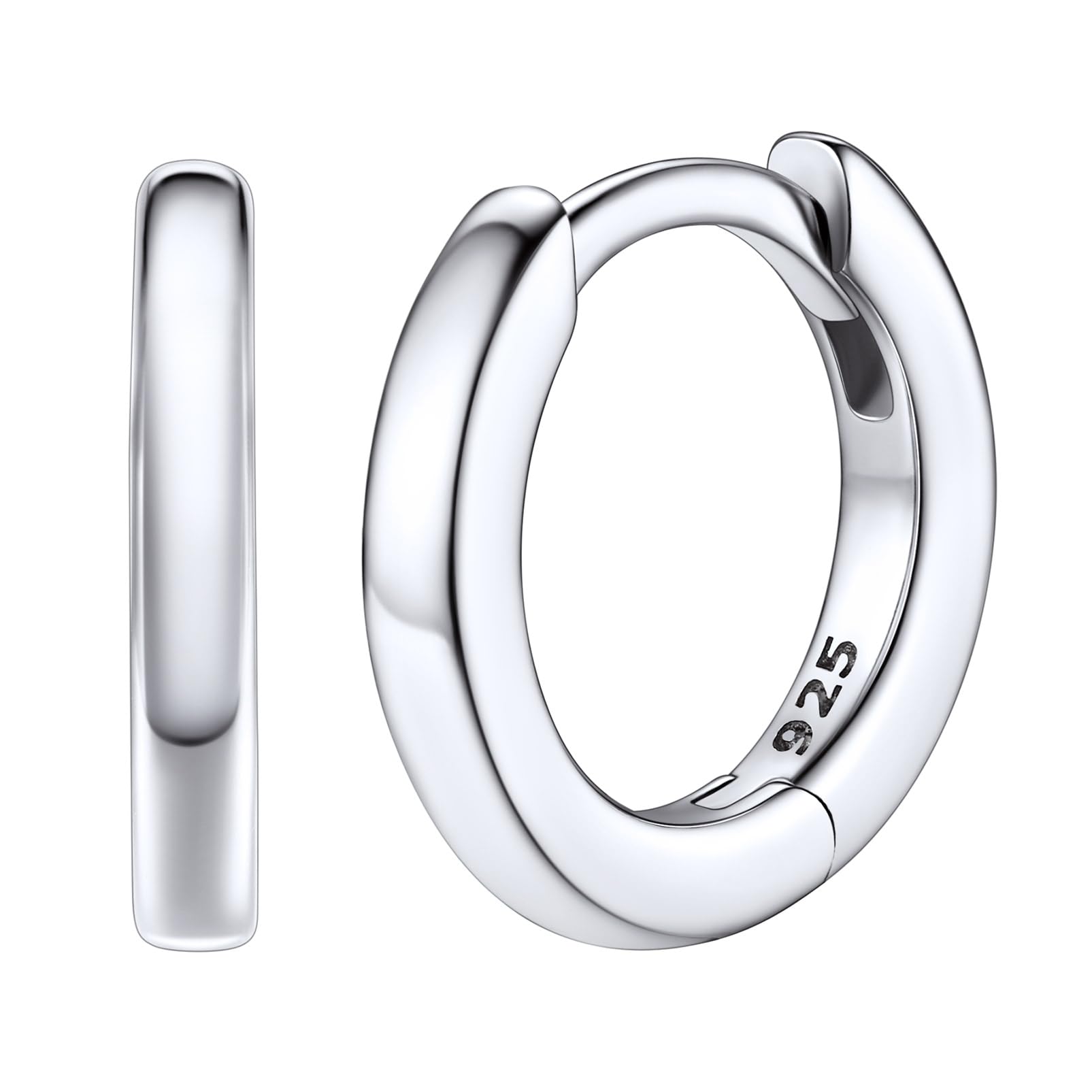 [Silvora] ピアス メンズ つけっぱなし フープピアス レディース 小さい リングピアス シルバー925 内径6mm 20G シンプル アクセサリー