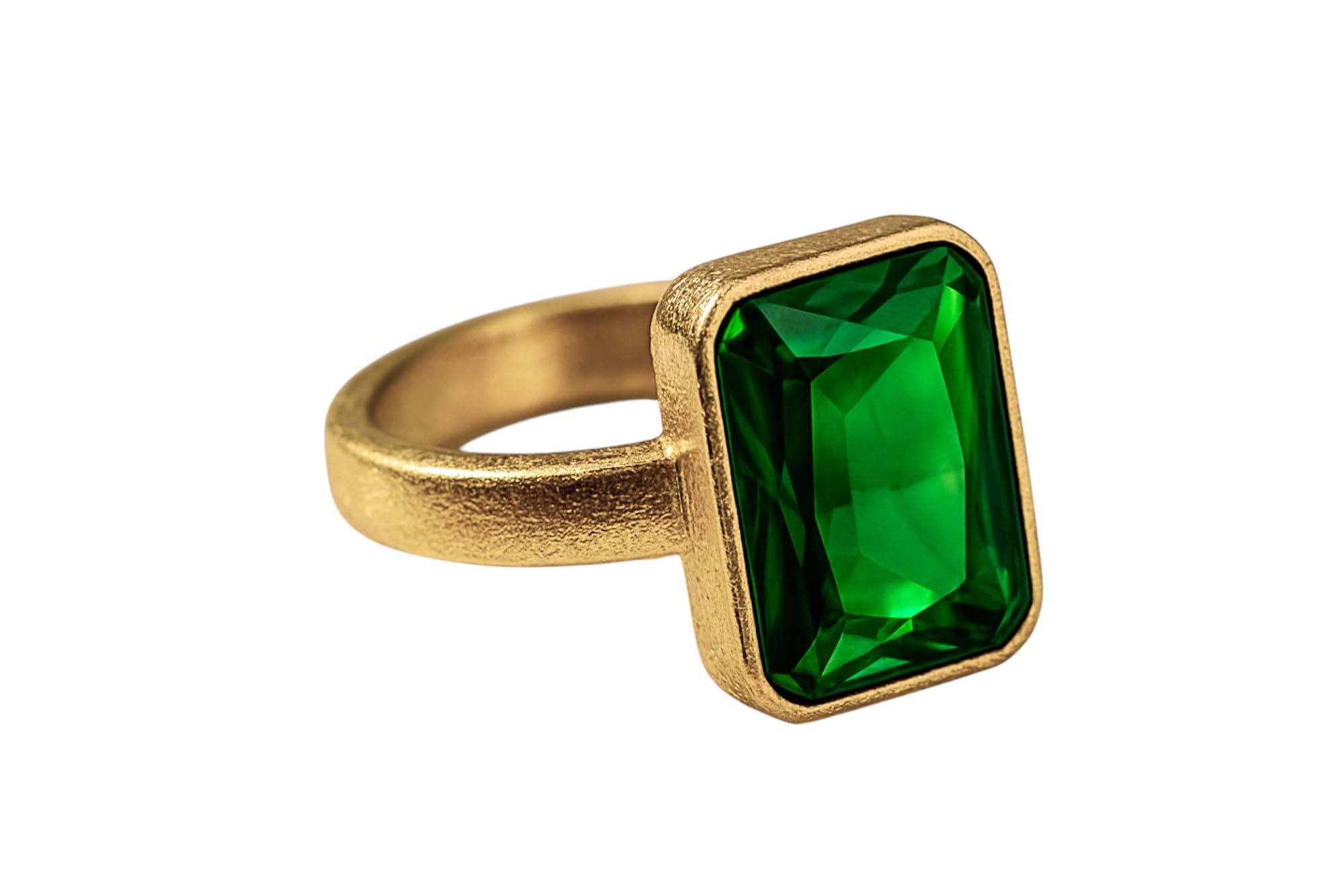 7.25 Ratti Panna (Emerald) Original Stone Adjustable Ring For Men And Women With Lab Certified D1-picture-15