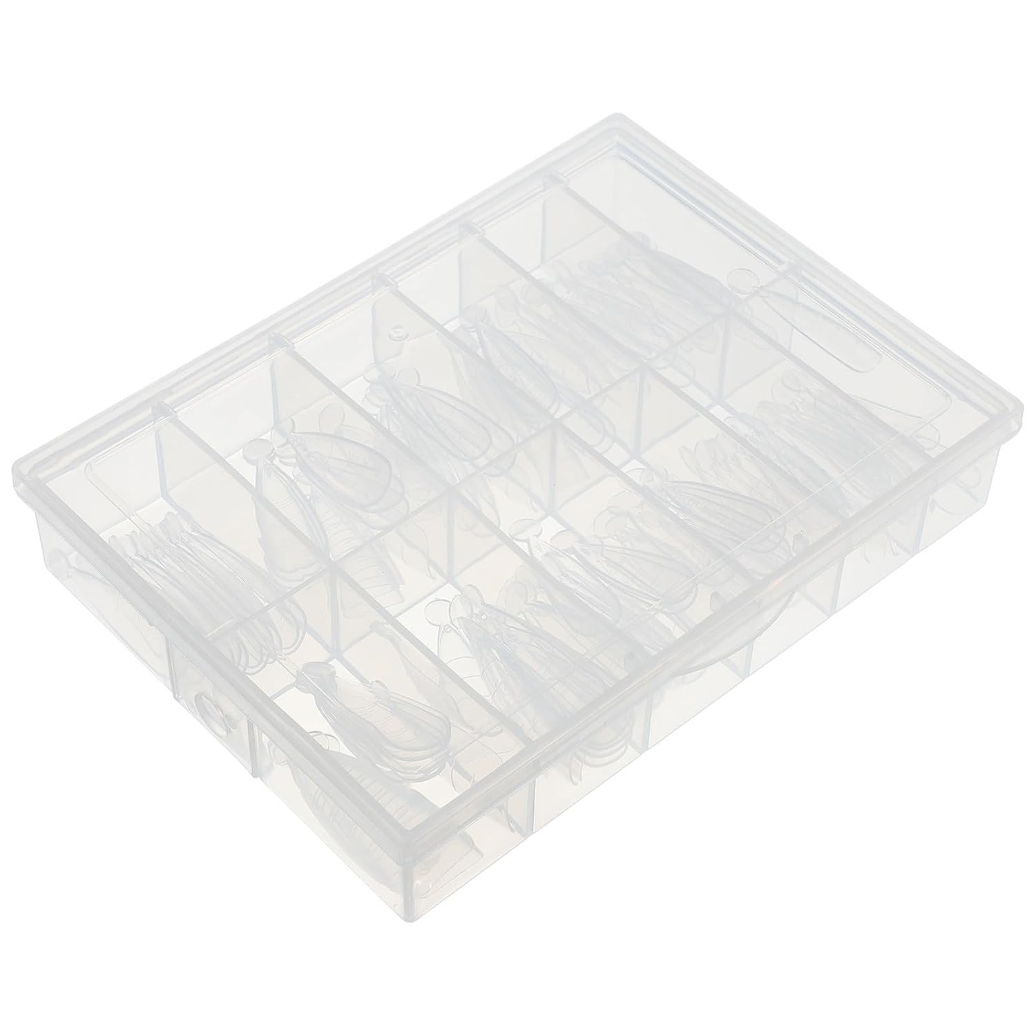 Garneck 120pcs Abs Nail Extension Tips with Scale for Beginners and Nail Art Lovers at Home Use Includes Storage Box for Easy Organization