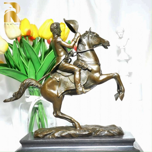 Estatua de bronce General Andrew Jackson a caballo miniatura 7