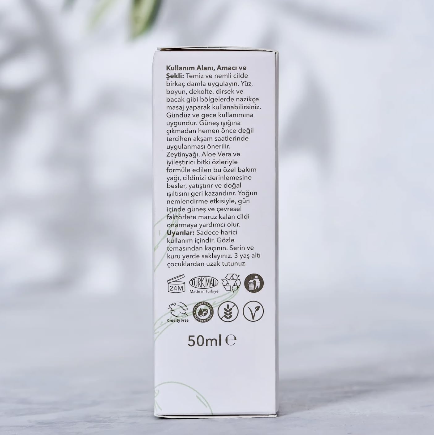 Mavras Botanik Cilt Bakım Yağı 50 ML