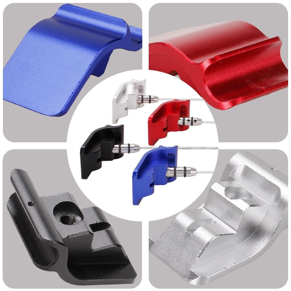 Asta olio motore Adatto per Hon&da K-Series Motore Dip Stick Strumento di controllo del livello Asta olio in lega alluminio billet(K20 Red)