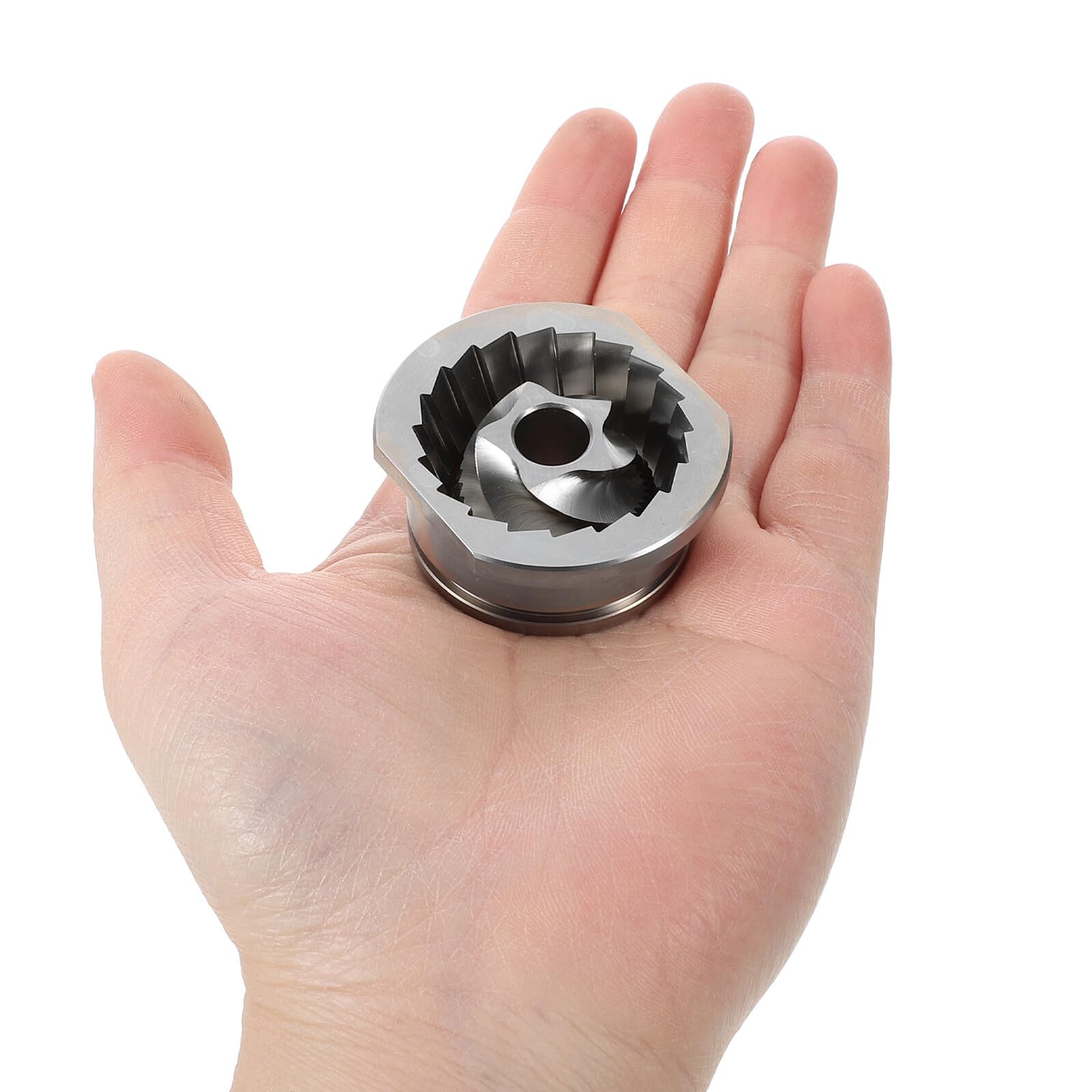Set di Macine Coniche in Acciaio Inox 48 MM per Sostituzione Macina Macchina da Caffè Espresso Automatica Ricambio Macinacaffè per Uso Domestico e Ufficio
