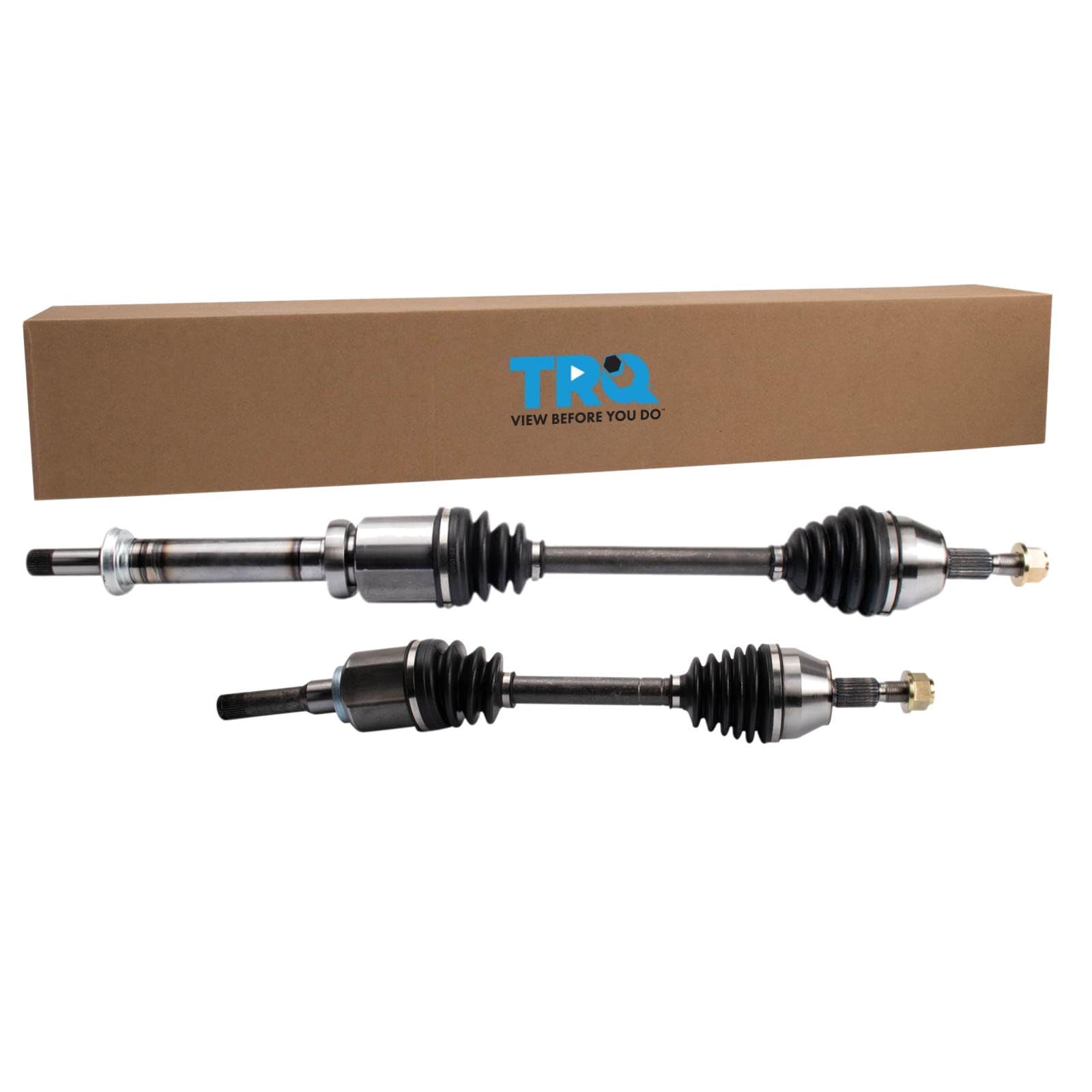 TRQ Front Driver Side and Passenger Side CV Axle Assembly Set 2 Piece