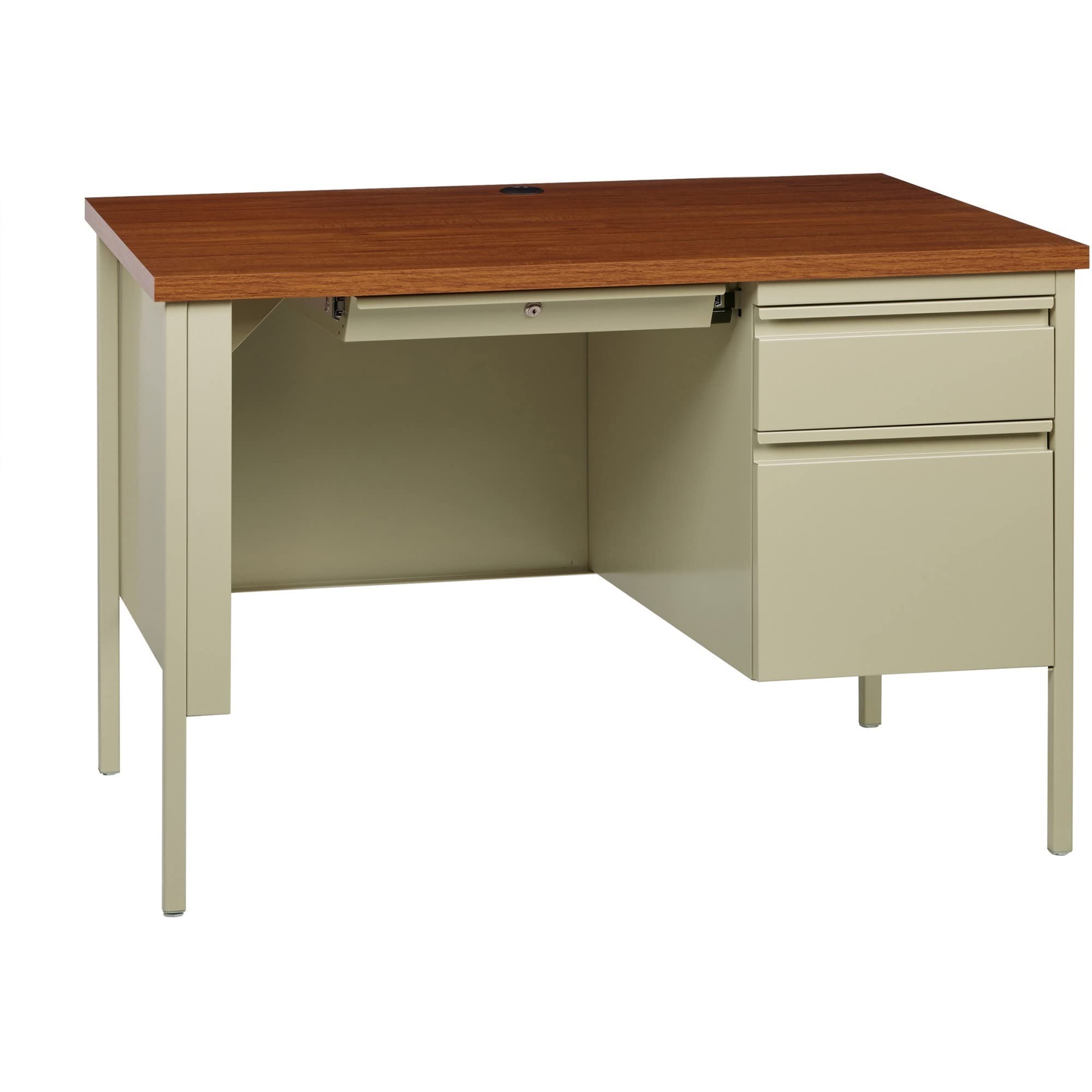 Lorell Fortress Series Oak Laminate Top Desk