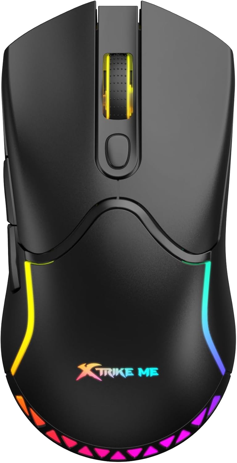 Gaming Mouse with RGB Lighting, Ergonomic Design