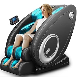 BILITOK Full Body Zero Gravity Massage Chair with Heat Therapy, 5 Auto Modes, and Remote Control, Ultimate Relaxation for Back, Shoulders, Arms, HIPS, and Calves